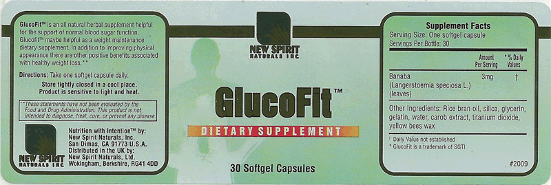 GlucoFit Label